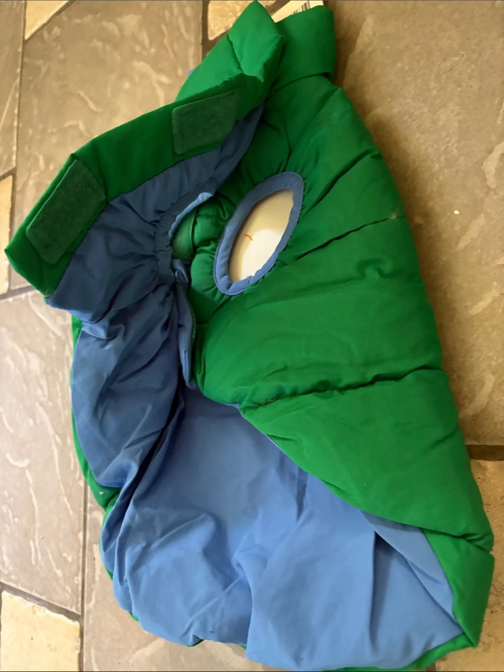 Green Puffer Dog Coat - green and blue dog jacket new various sizes